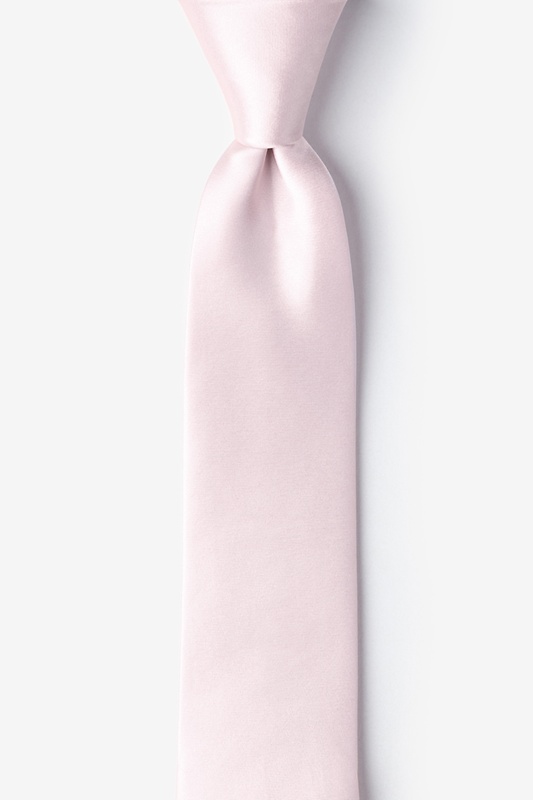 Baby Pink Skinny Tie