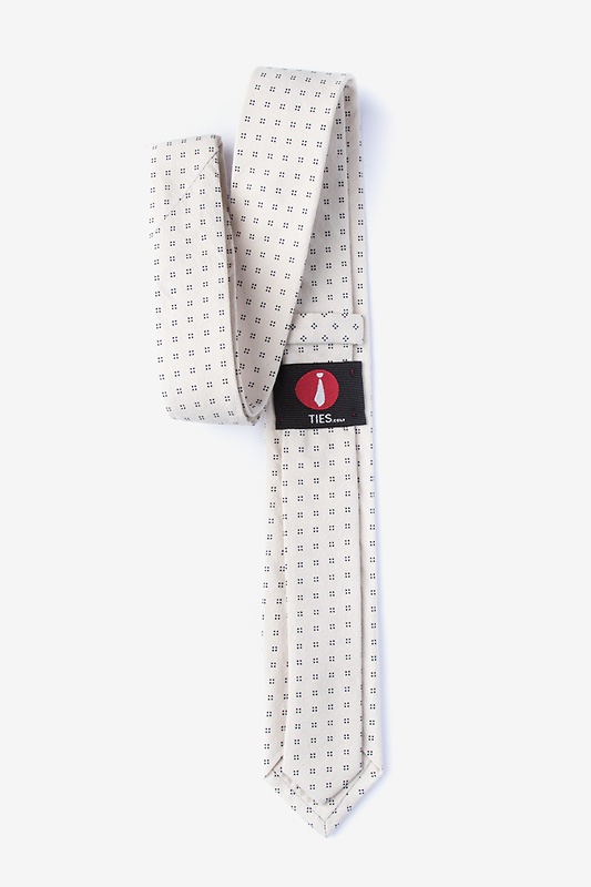 Ross Beige Skinny Tie