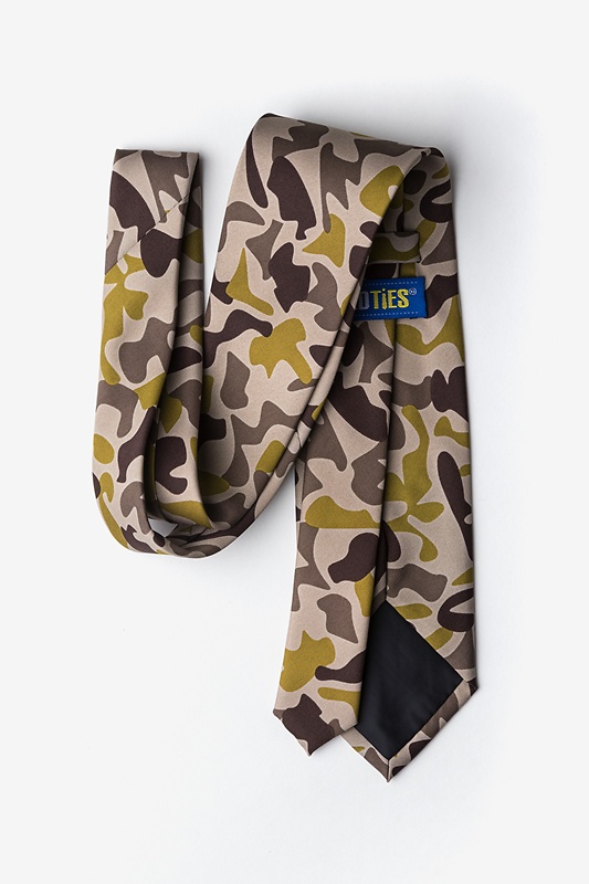 Street Camo Beige Extra Long Tie