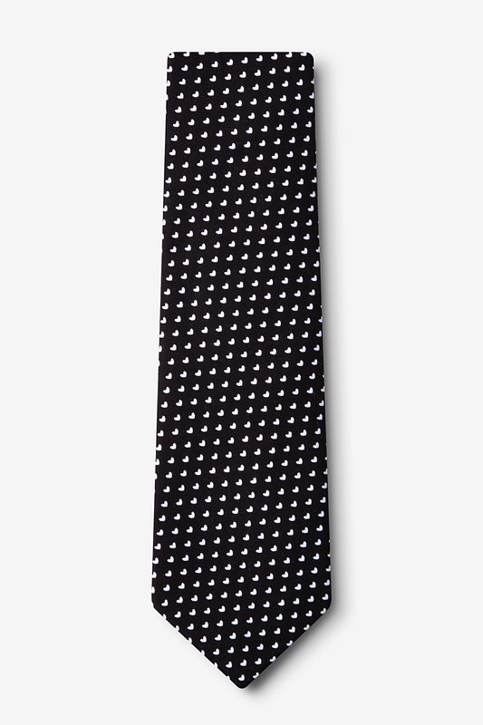 Bandon Black Extra Long Tie