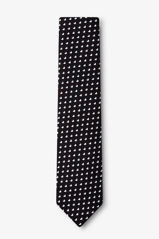 Bandon Black Skinny Tie