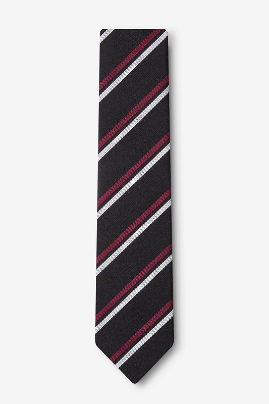 Beasley Black Skinny Tie