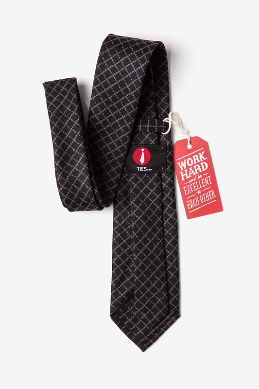 Glendale Black Extra Long Tie