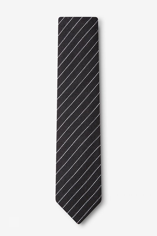 Lewisville Black Skinny Tie