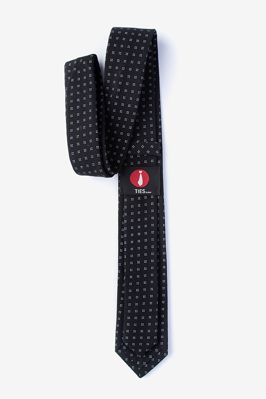 Ross Black Skinny Tie