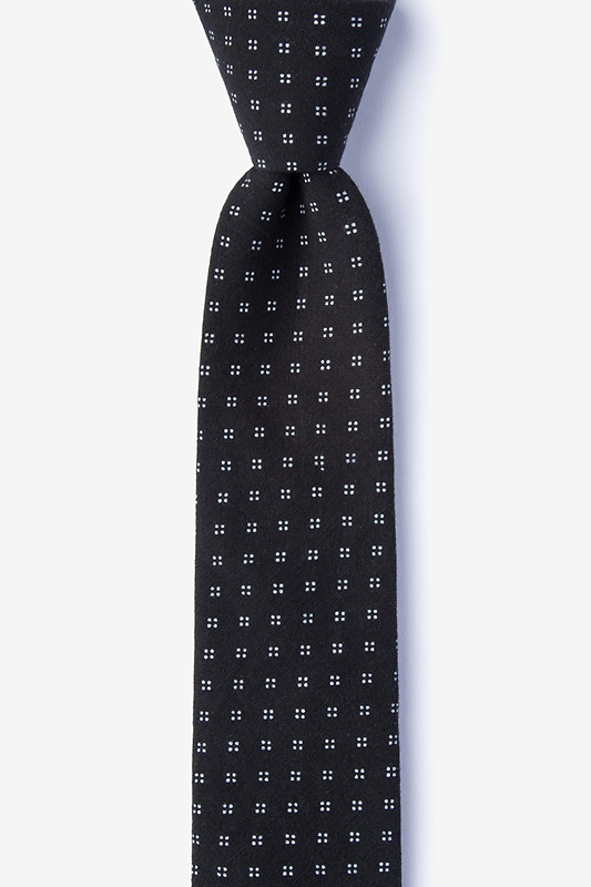 Ross Black Skinny Tie