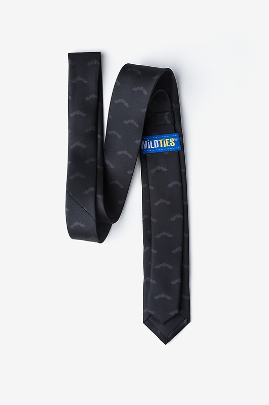 Bats Black Skinny Tie