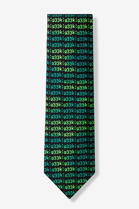 G33K Black Extra Long Tie