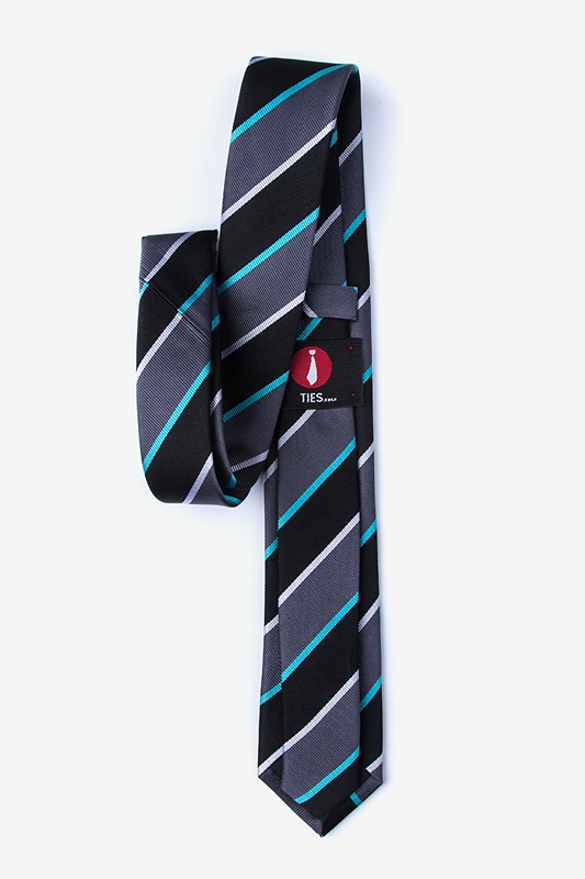 Bride Black Skinny Tie