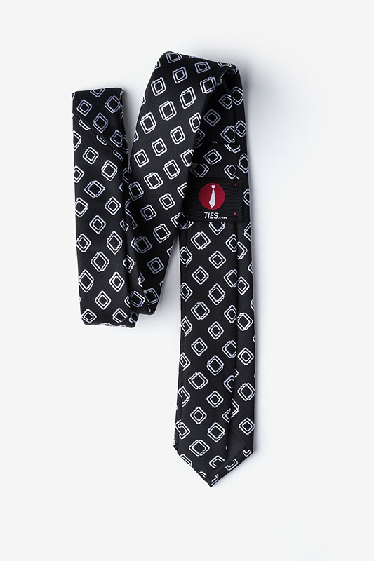 Capri Black Skinny Tie