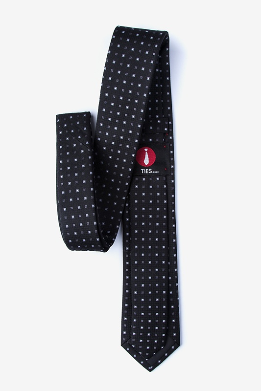 Eagle Black Skinny Tie