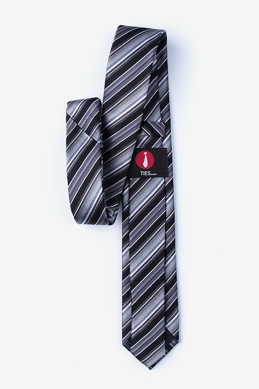 Moy Black Skinny Tie