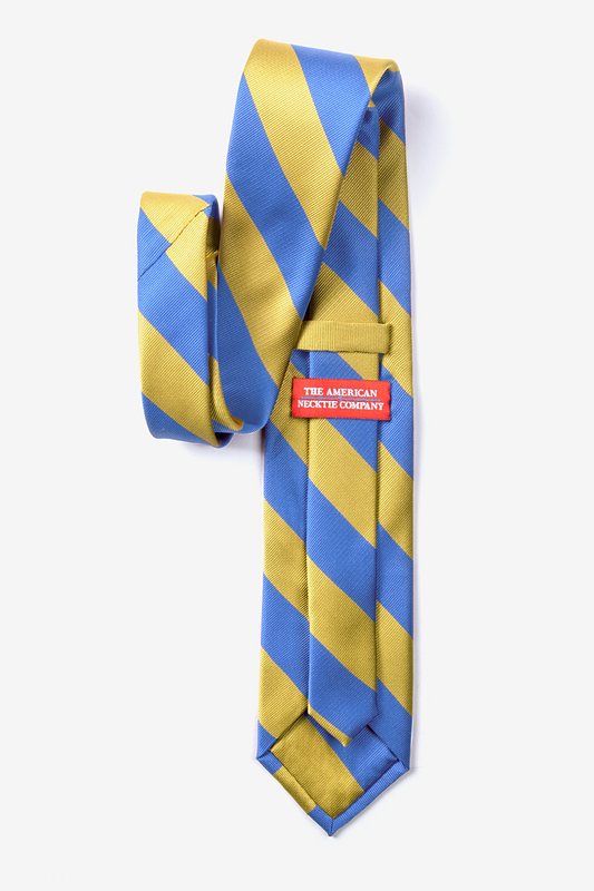 Blue & Gold Stripe Tie