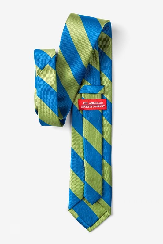 Blue & Lime Stripe Tie