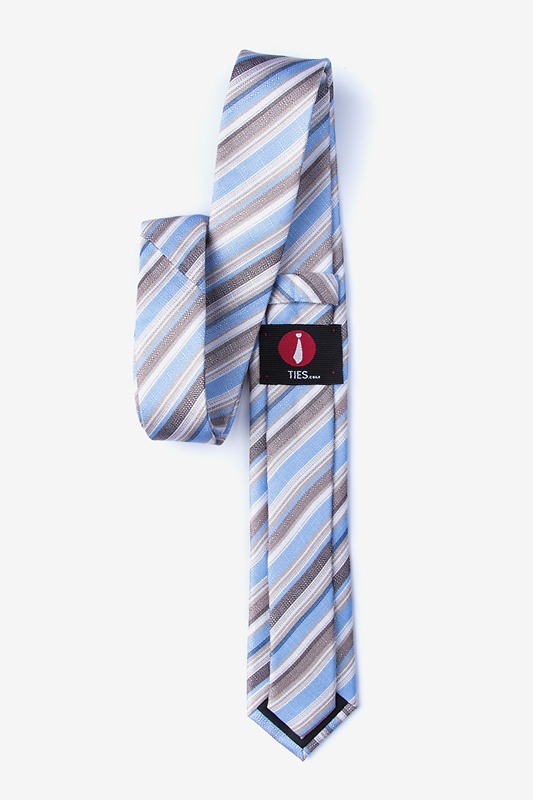 Carn Blue Skinny Tie