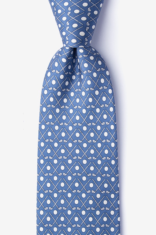 Goin’ Clubbin’ Blue Extra Long Tie