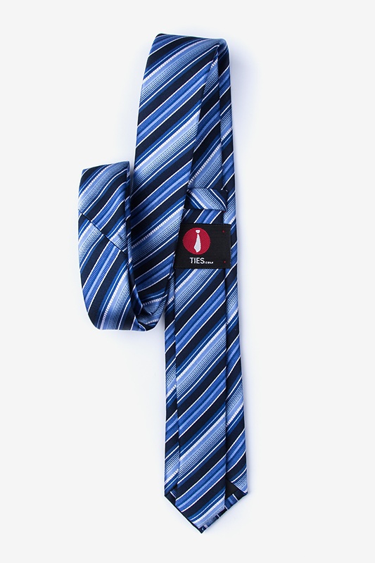 Moy Blue Skinny Tie