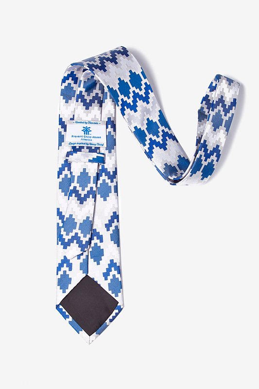 PCAA x Ronny Turiaf Blue Extra Long Tie