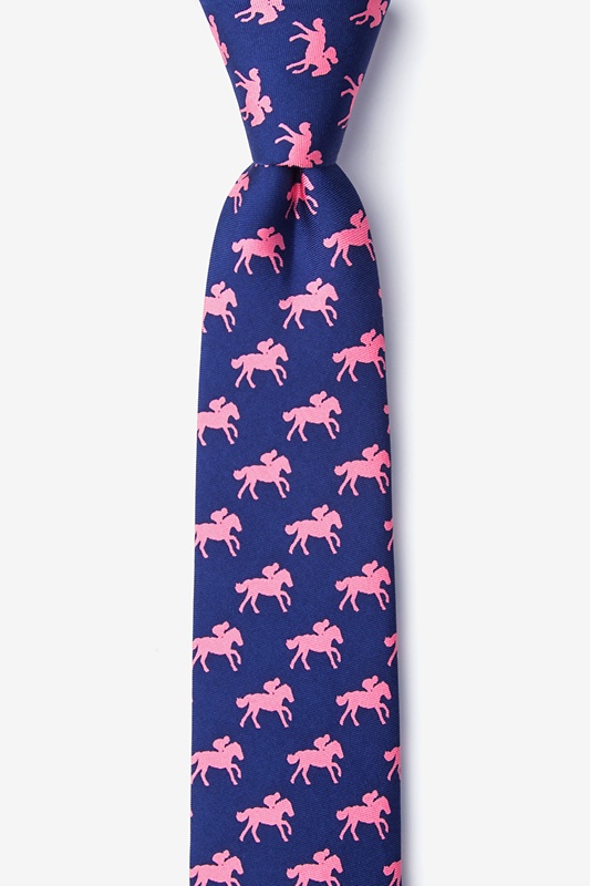 Photo Finish Blue Skinny Tie