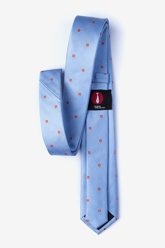 Wooley Blue Skinny Tie