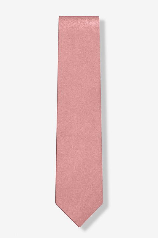 Bridal Rose Skinny Tie