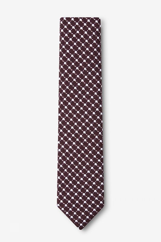 Descanso Brown Skinny Tie