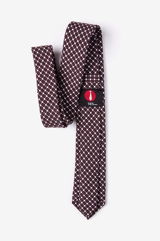 Descanso Brown Skinny Tie