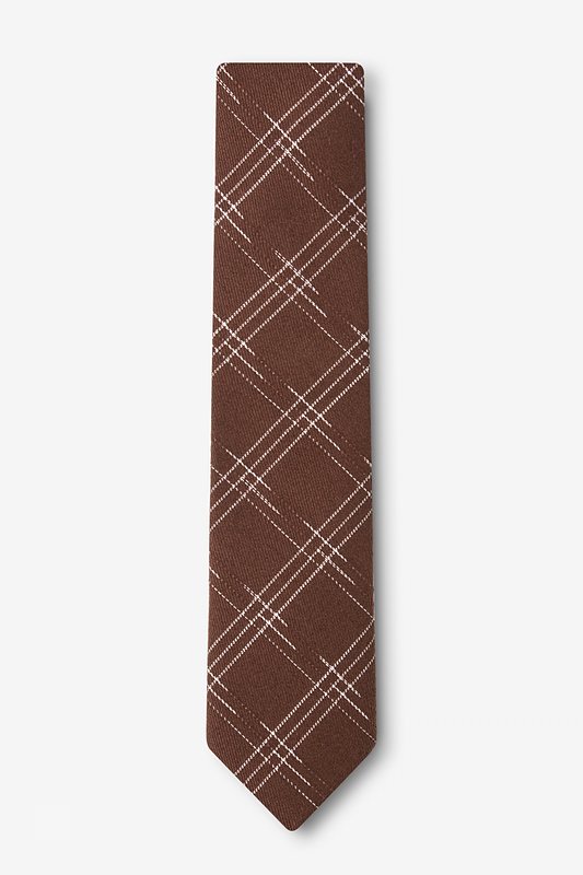 Escondido Brown Skinny Tie