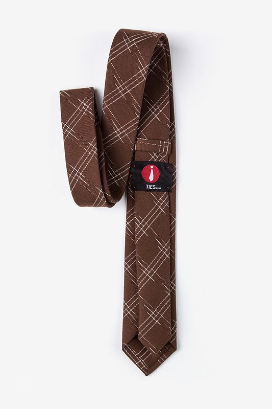 Escondido Brown Skinny Tie