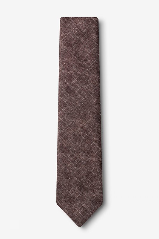 Prescott Brown Skinny Tie