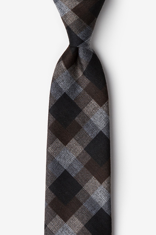 Richland Brown Extra Long Tie