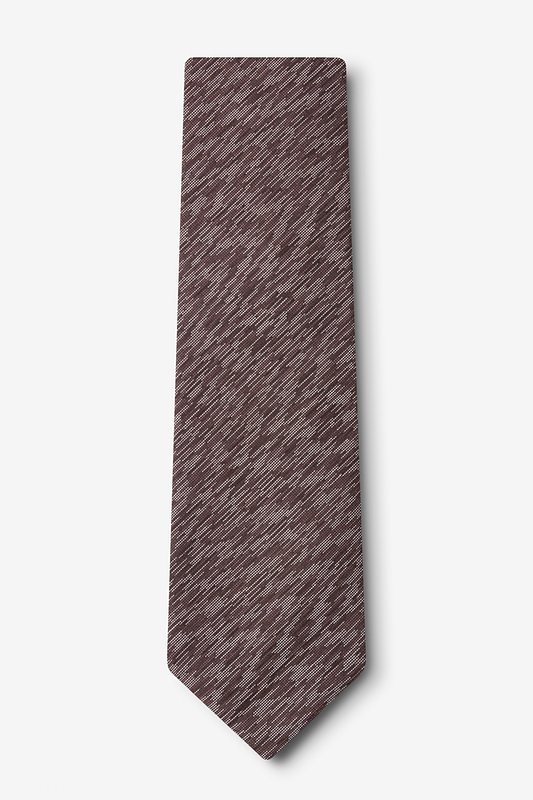 Springfield Brown Extra Long Tie