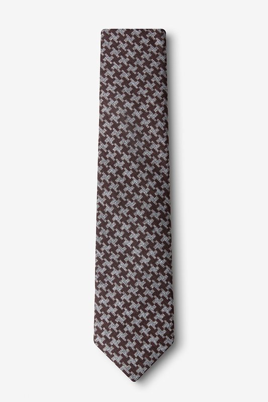 Tempe Brown Skinny Tie