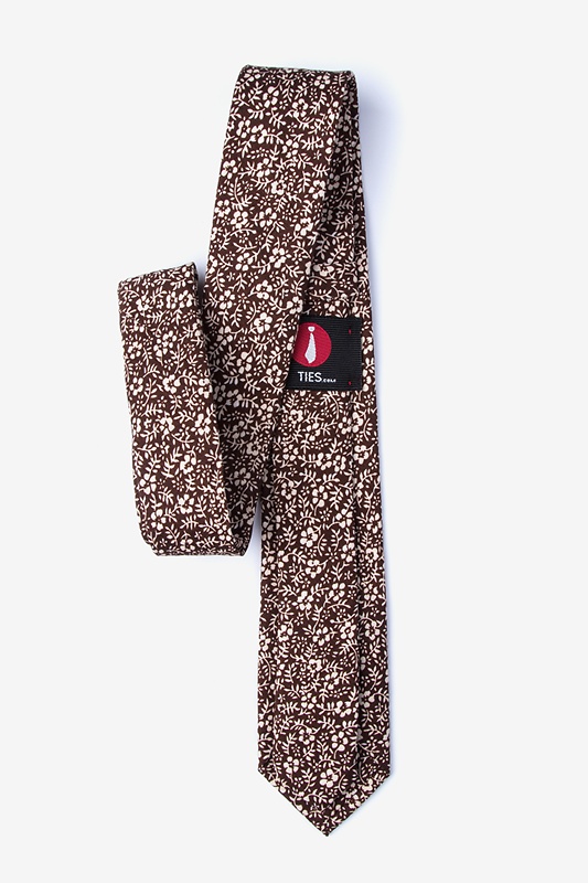 Tohono Brown Skinny Tie