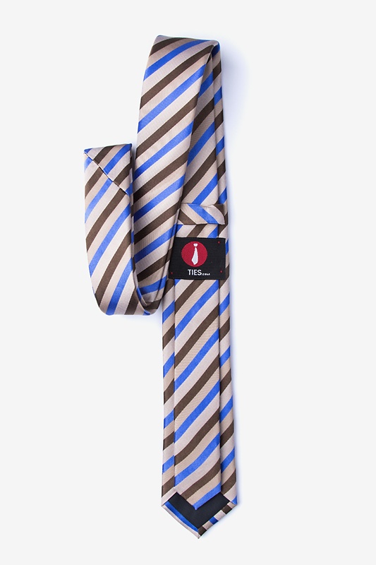 Fergus Brown Skinny Tie