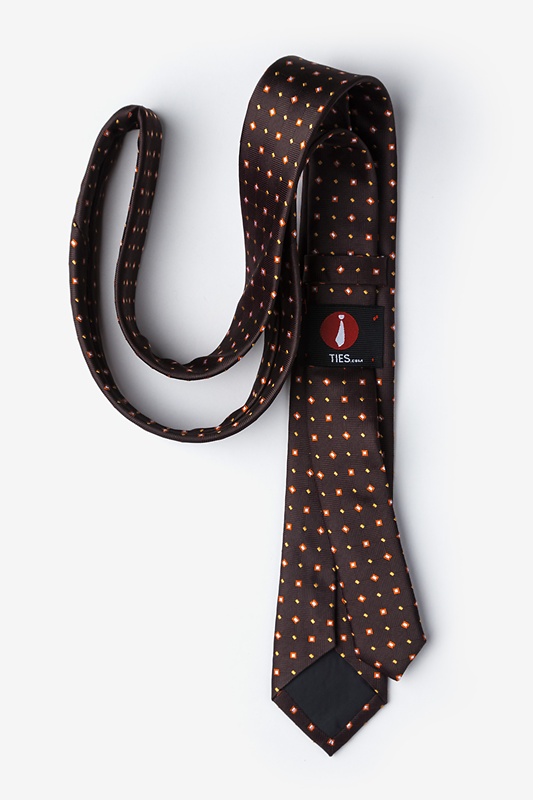 Hoste Brown Skinny Tie