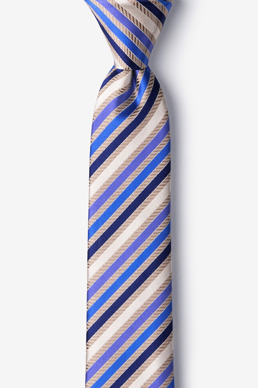 Tahiti Brown Skinny Tie