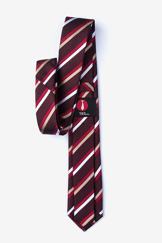 Bann Burgundy Skinny Tie