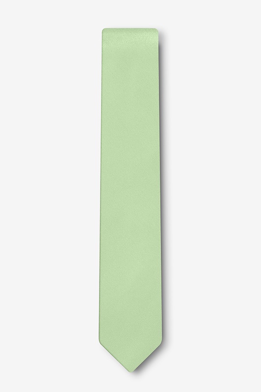 Celadon Green Skinny Tie