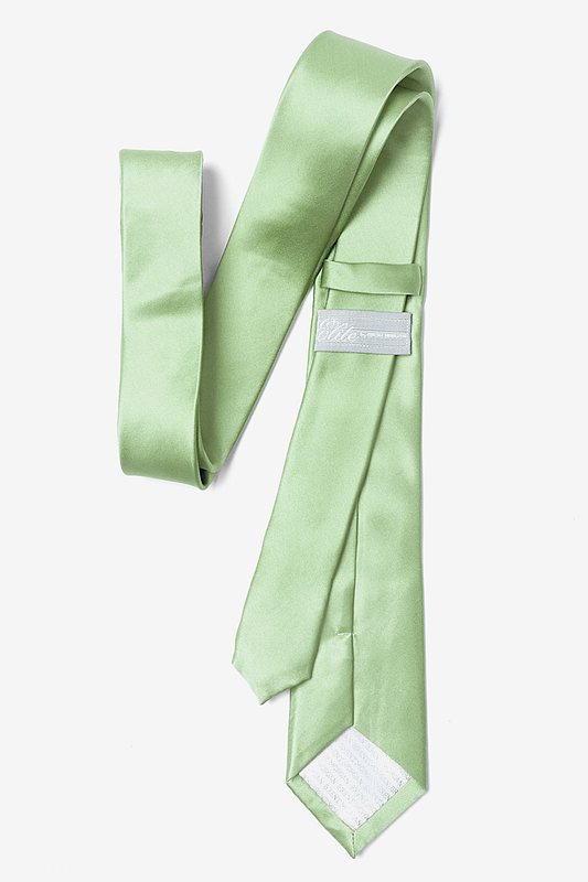 Celadon Green Skinny Tie