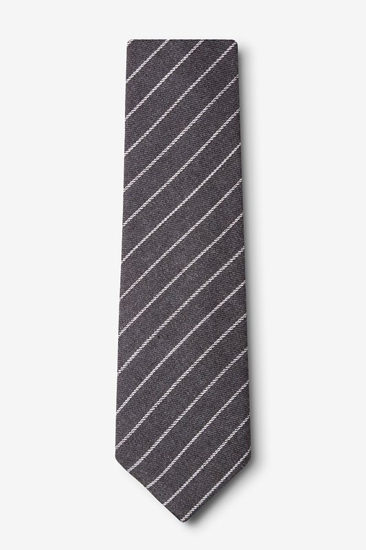 Glenn Heights Charcoal Extra Long Tie