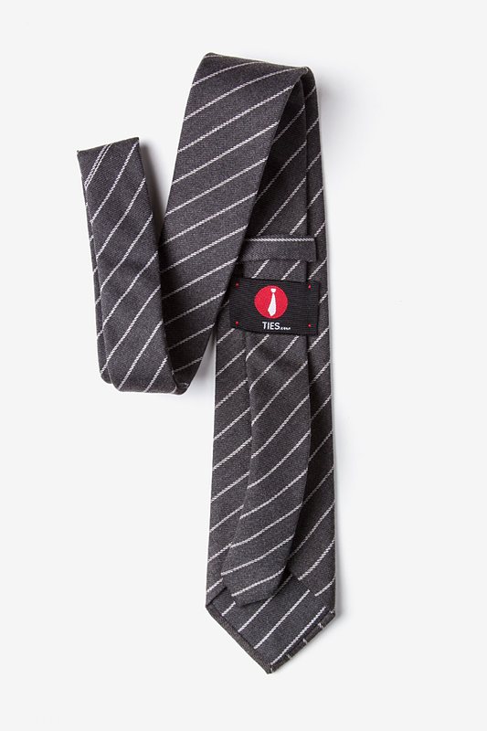 Glenn Heights Charcoal Extra Long Tie