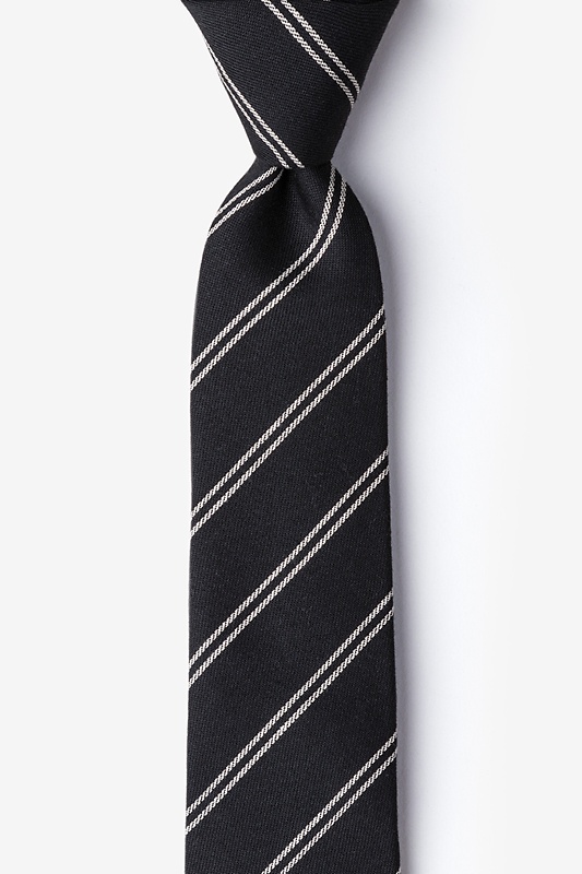 Seagoville Charcoal Skinny Tie