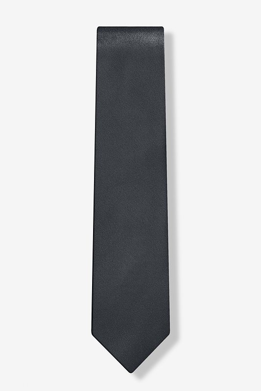 Charcoal Skinny Tie