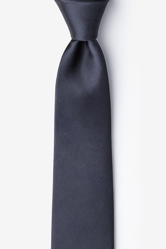 Charcoal Skinny Tie