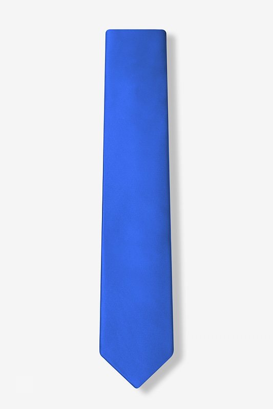 Classic Blue Skinny Tie