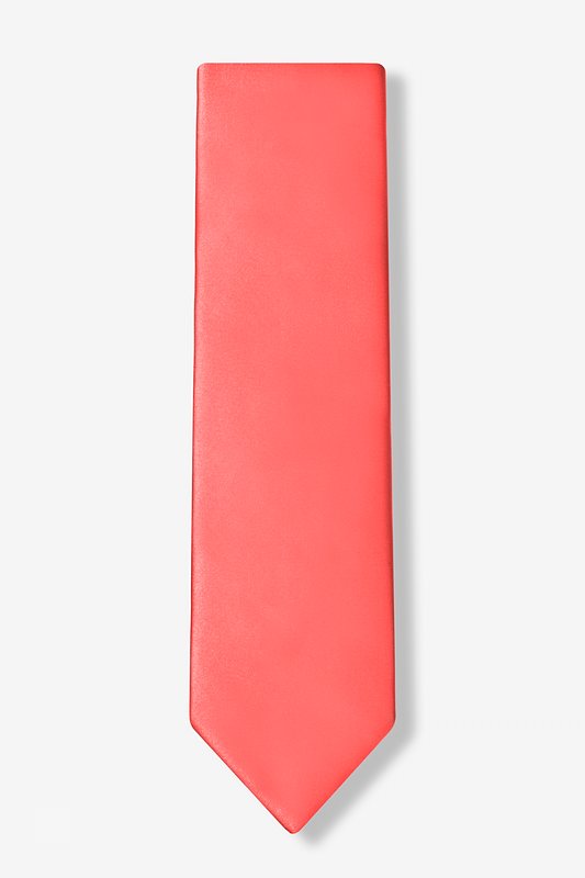 Coral Extra Long Tie