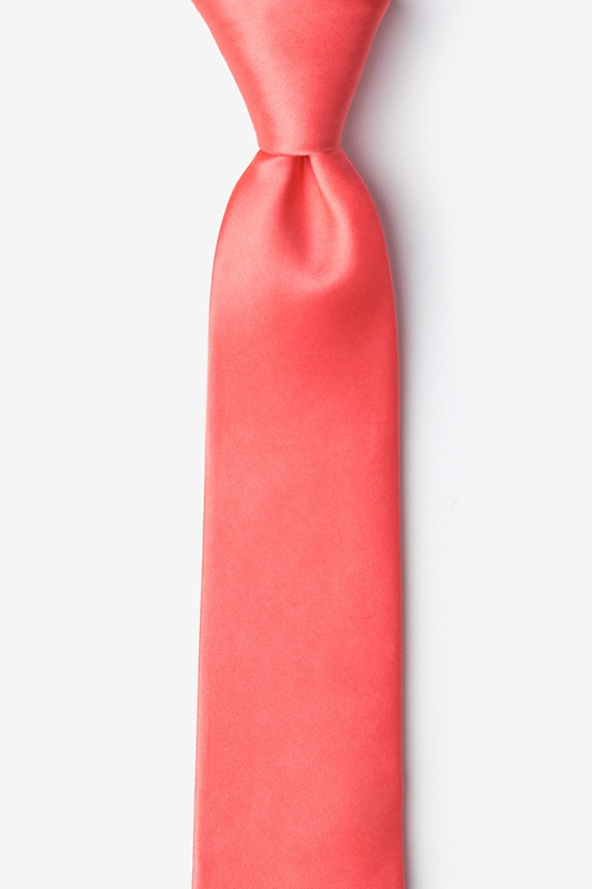 Coral 2.5″ Skinny Tie