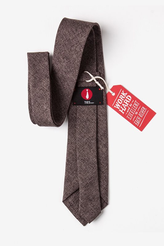 Galveston Dark Brown Extra Long Tie