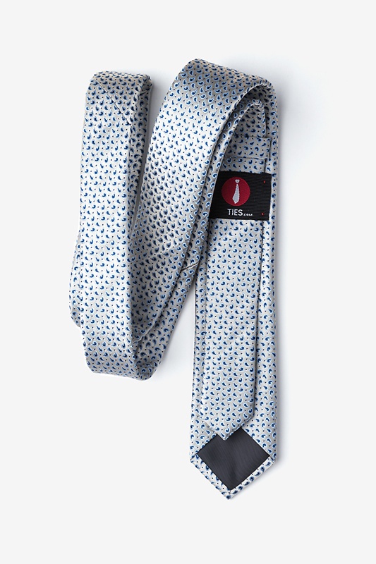 Madagascar Ecru Skinny Tie